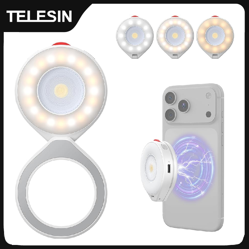 Photography Lighting Brand - TELESIN Lampu Flash Magnetik Fotografi Ponsel