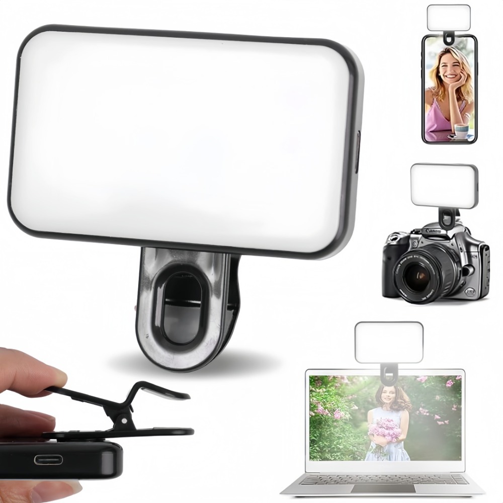 Makeup Photography Lighting - Lampu Selfie Isi Ulang 3 Mode
