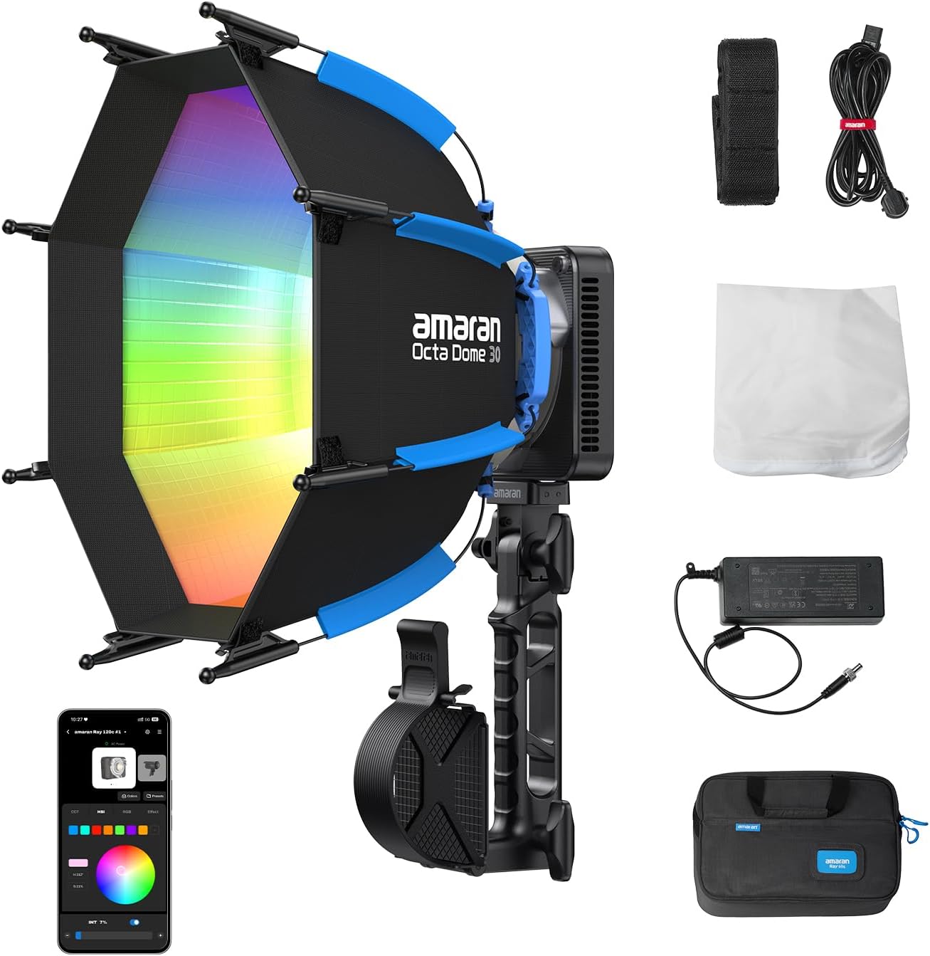 Photography Lighting App - Lampu Video LED RGB 120W, Pencahayaan