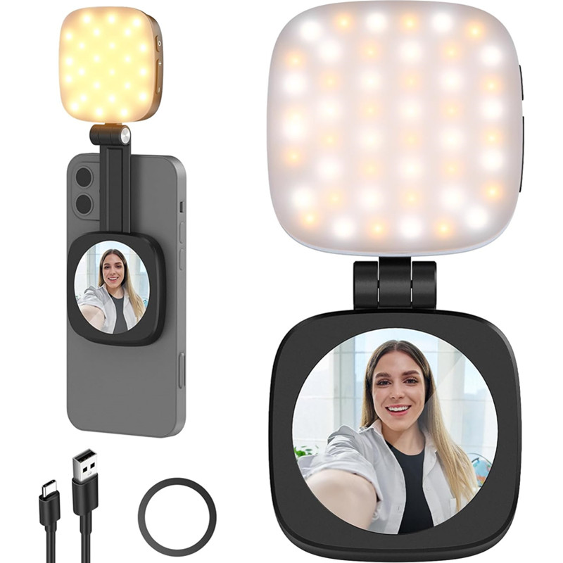 Photography Lighting Brand - Lampu Selfie Ponsel Magnetik Lipat 2
