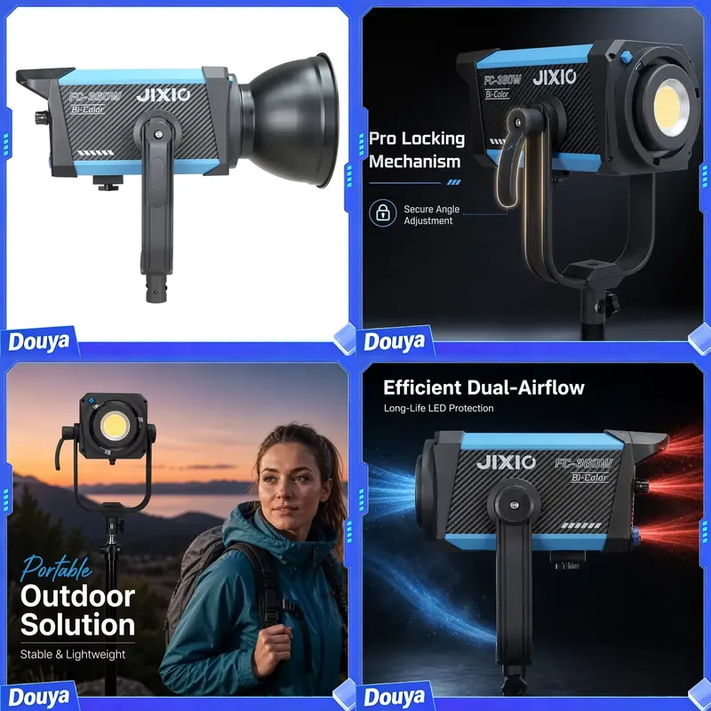 Photography Lighting App - Lampu Studio LED 380W dengan Kontrol