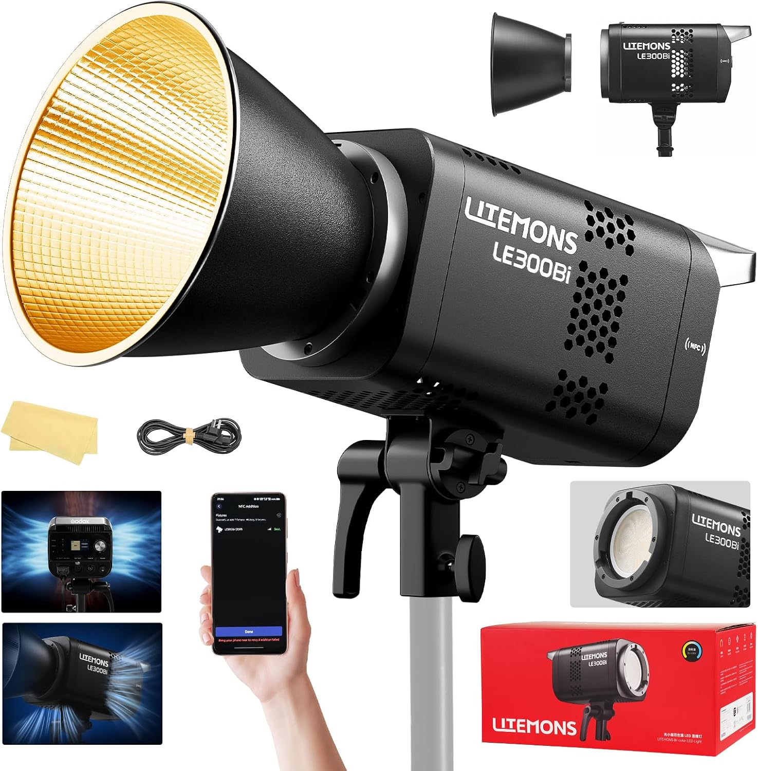 Photography Lighting App - Kit Pencahayaan Video LED RGB, 3