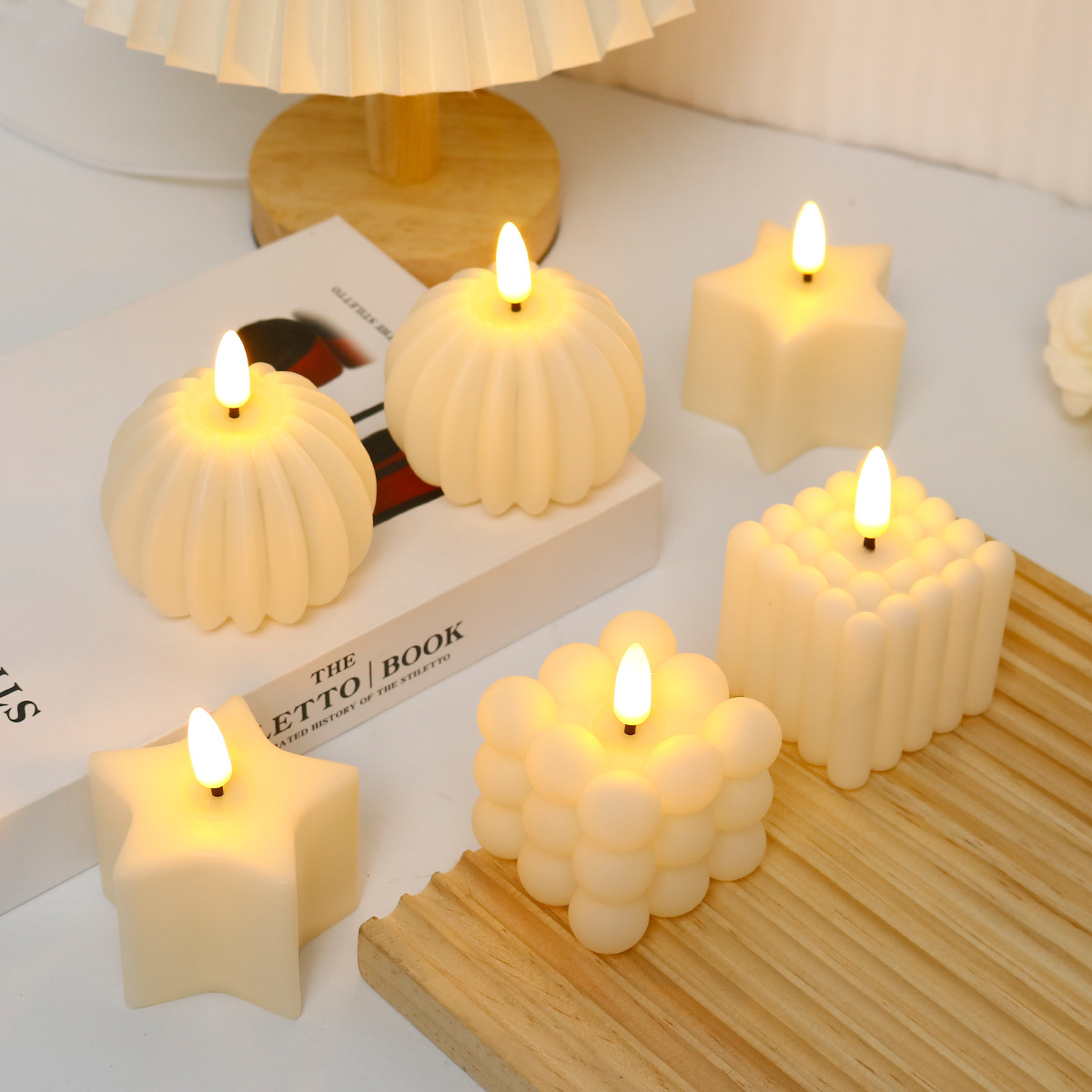 Lilin LED Kubus untuk Dekorasi - Photography Lighting ulasan dan harga
