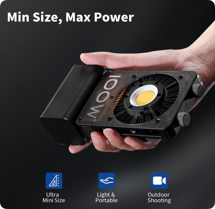 ZHIYUN CINEPEER CX100, Lampu V - Photography Lighting Material ulasan dan harga