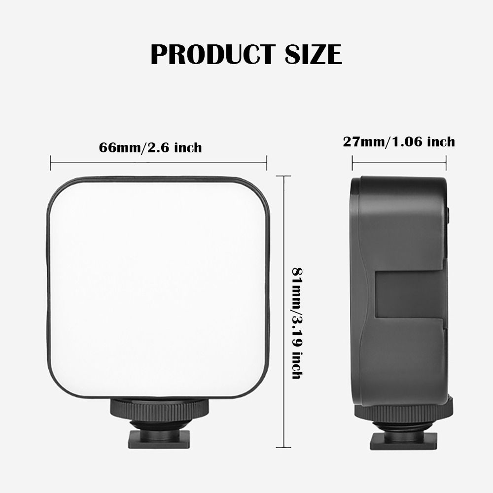 Lampu Video LED Mini 6500K den - Photography Lighting Brand ulasan dan harga