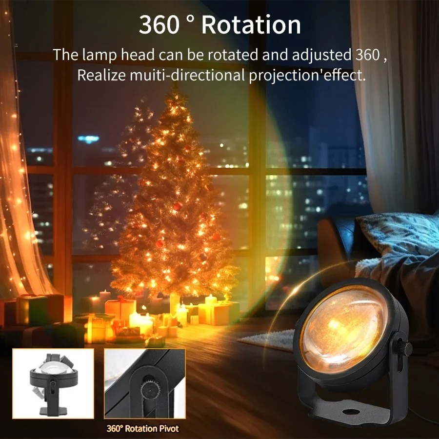 Lampu proyektor matahari terbe - Photography Lighting App ulasan dan harga