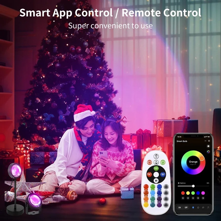 Lampu proyektor matahari terbe - Photography Lighting App ulasan dan harga