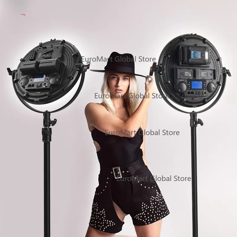 Lampu Panel LED Bulat 12 inci  - Photography Lighting App ulasan dan harga