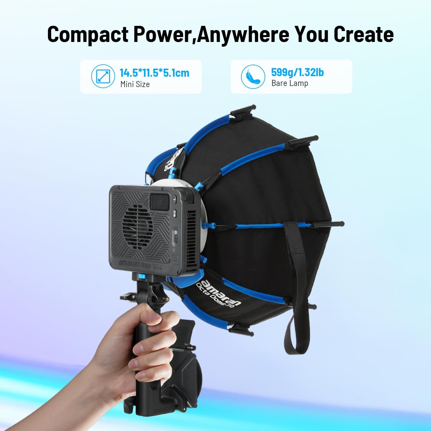 Lampu Video LED RGB 120W, Penc - Photography Lighting App ulasan dan harga