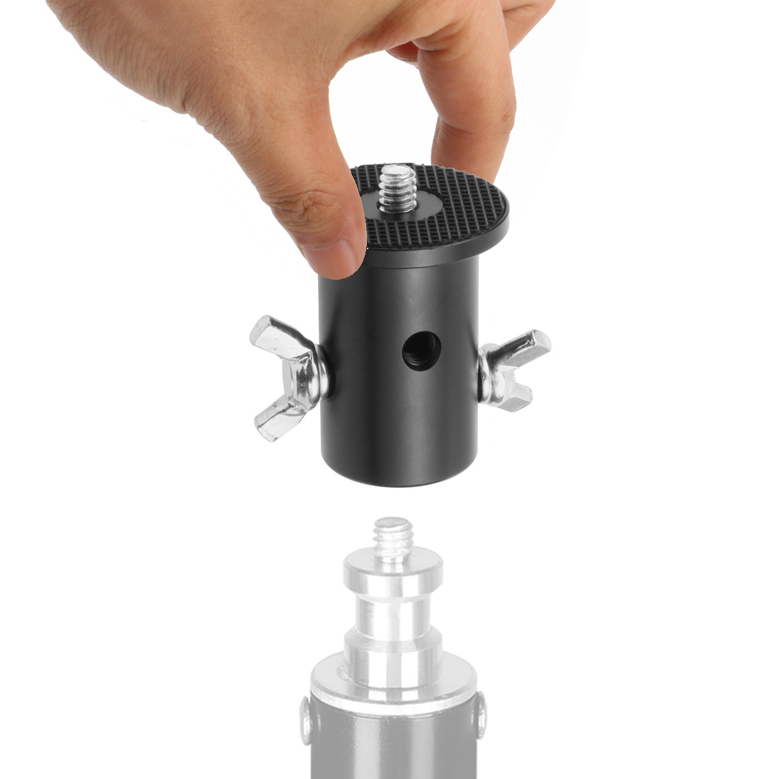 Adaptor dudukan lampu Tripod 1 - Photography Lighting With Flash ulasan dan harga
