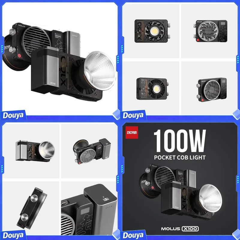 ZHIYUN Molus X100, Lampu LED C - Photography Lighting ulasan dan harga