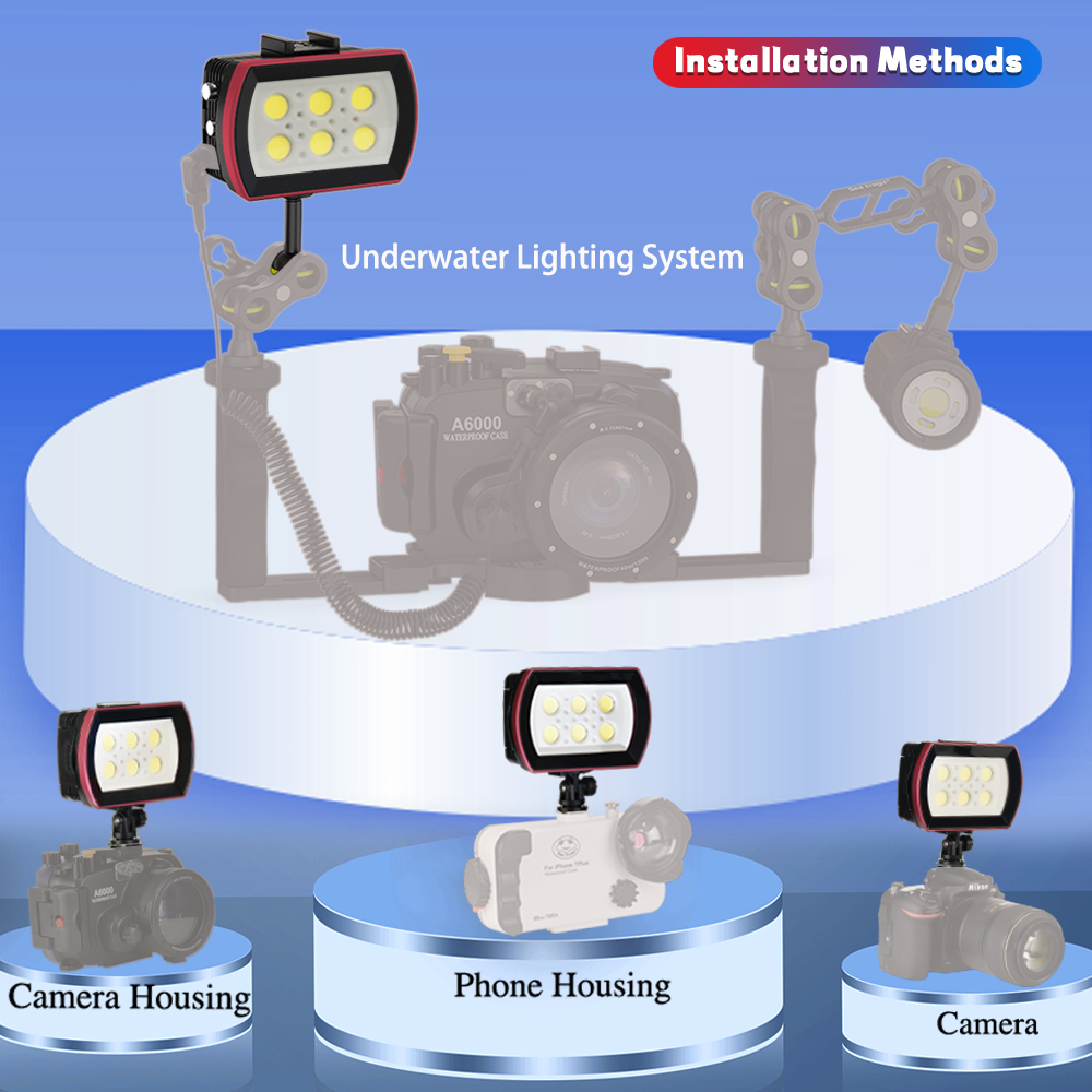 Seachogs Aluminium LED Lampu S - Photography Lighting Brand ulasan dan harga